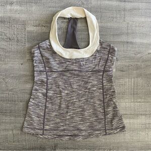 Lululemon Scoop Neck Tank - Sz 10
Heathered Purple / White